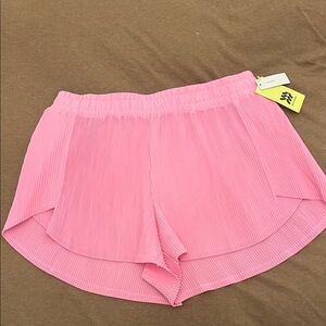 NWT’s All in Motion Pink Women's Shorts with inner brief liner Size Medium